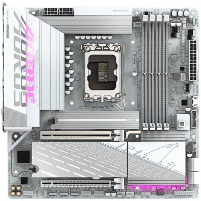 Scheda Madre GIGABYTE B860M Aorus Elite WiFi6E ICE LGA1851Micro-ATX DDR5 Bianco