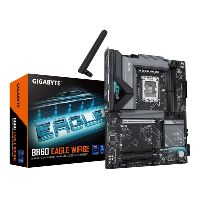 Scheda Madre GIGABYTE B860 Eagle WiFi6E LGA1851 ATX DDR5 Nero