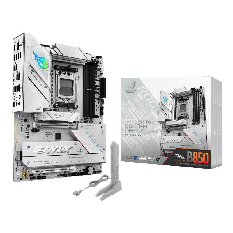 Scheda Madre Asus ROG STRIX B850-A Gaming Wifi AM5 DDR5 ATX Bianco