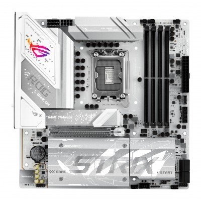 Scheda Madre ASUS ROG Strix B860-G Gaming WiFi LGA1851 Micro-ATX DDR5 Bianco