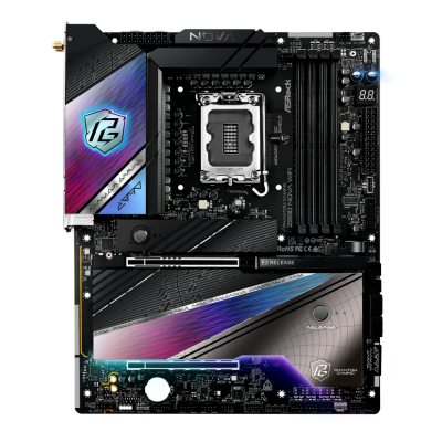 Scheda Madre ASRock Z890 Nova Phantom Gaming WiFi LGA1851 ATX DDR5 Nero