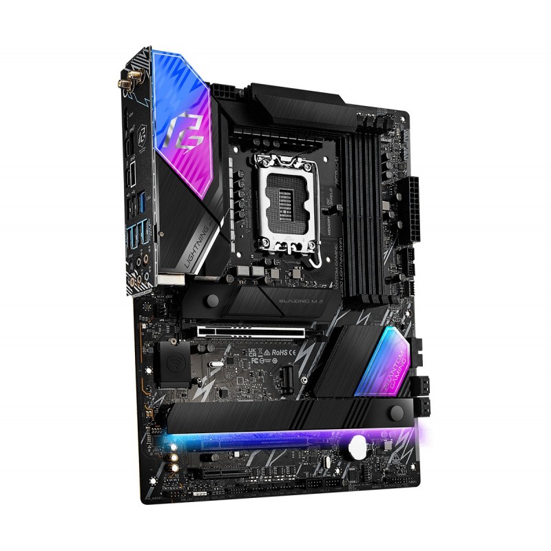 Scheda Madre ASRock Z890 Lightning Phantom Gaming WiFi LGA1851 ATX DDR5Nero