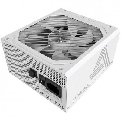 Alimentatore Montech Titan PLA 80PLUS Platinum Cybenetics Modulare PCIe 5.1 1200WBianco