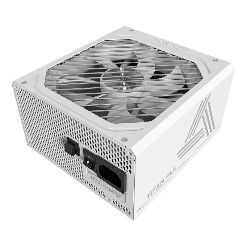 Alimentatore Montech Titan PLA 80PLUS Platinum Cybenetics Modulare PCIe 5.1 1000W Bianco