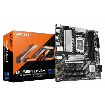 Scheda Madre GIGABYTE B860M DS3H LGA 1851 Micro-ATX DDR5 Nero