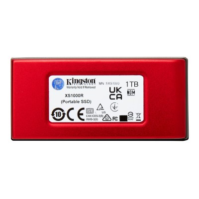 SSD Esterno Kingston Technology 1TB SSD XS1000 USB 3.2 Gen 2 Rosso