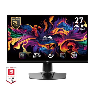 Monitor MSI MAG 271QPXDE QD-OLED E2 26'' WQHD Adaptive-Sync USB-C 240Hz Nero