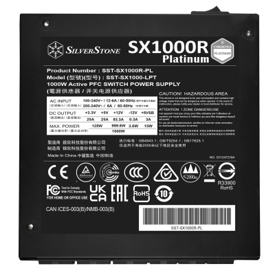 Alimentatore Silverstone SX1000R-PL Platinum SFX-L 1000W Modulare