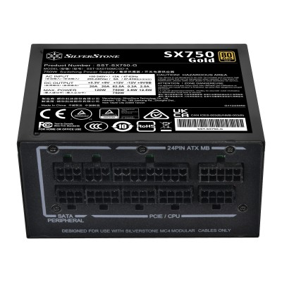 Alimentatore Silverstone SST-SX750-G 80 PLUS Gold modulare 750W