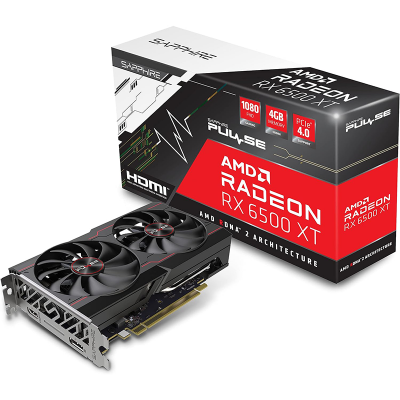 Scheda Video SAPPHIRE PULSE RADEON RX 6500 XT 4GB Gaming OC GDDR6 HDMI/DP (UEFI)