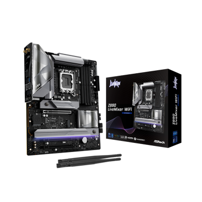 Scheda Madre ASRock Z890 LiveMixer WiFi LGA1851 ATX DDR5 Nero