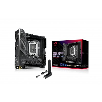 Scheda Madre ASUS ROG Strix B860-I Gaming WiFi LGA1851 Mini-ITX DDR5 Nero