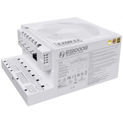 Alimentatore Lian Li Edge Gold 1000 80 Plus Gold PCIE 5.1 ATX 3.1 1000W USB Hub Incluso Bianco