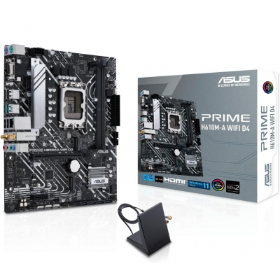 Scheda Madre Intel ASUS PRIME H610M-A WI-FI DDR4 LGA 1700 Micro-ATX