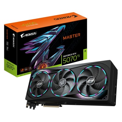 Scheda Video Gigabyte Aorus GeForce RTX 5070 Ti Master 16G GDDR7 Scheda Video Gigabyte Aorus GeForce RTX 5070 Ti Master 16G GDDR7