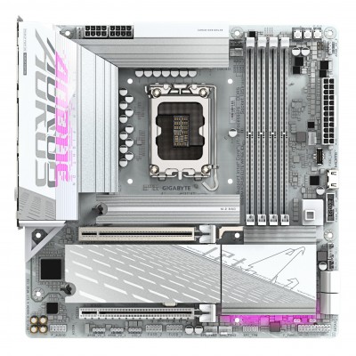 Scheda Madre GIGABYTE B860M Aorus Elite WiFi6E ICE LGA1851Micro-ATX DDR5 Bianco