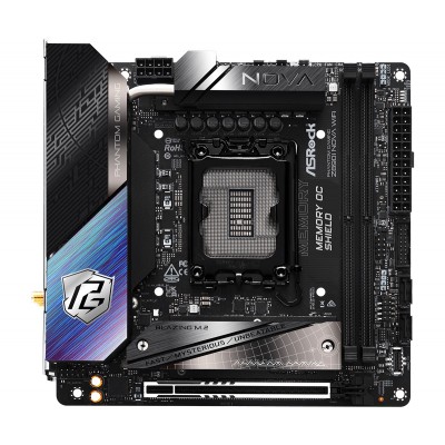 Scheda Madre ASRock Z890I NOVA Phantom Gaming WiFi LGA1851 Mini-ITX DDR5 Nero