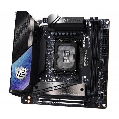 Scheda Madre ASRock Z890I NOVA Phantom Gaming WiFi LGA1851 Mini-ITX DDR5 Nero