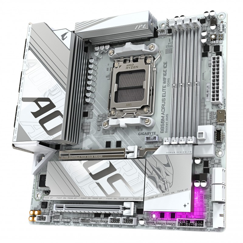 Scheda Madre Gigabyte GA-B850M A ELT WF6E ICE AM5 (D)