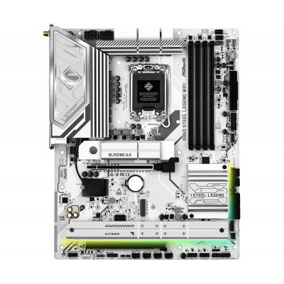 Scheda Madre ASROCK B860 Steel Legend WiFi LGA 1851 DDR5 ATX Bianco