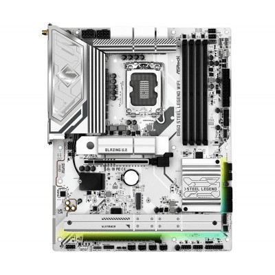 Scheda Madre ASROCK B860 Steel Legend WiFi LGA 1851 DDR5 ATX Bianco