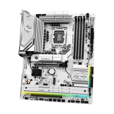 Scheda Madre ASROCK B860 Steel Legend WiFi LGA 1851 DDR5 ATX Bianco