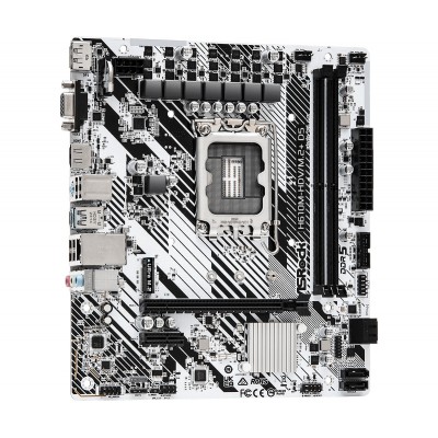 Scheda Madre ASROCK H610M-HDV M.2+ D5 LGA 1700 DDR5 Micro ATX Bianco Scheda Madre ASROCK H610M-HDV M.2+ D5 LGA 1700 DDR5 Micro ATX Bianco