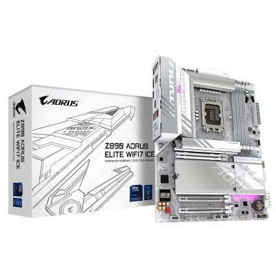 Scheda Madre Gigabyte GA-Z890 A ELITE WIFI 7 ICE LGA 1851 DDR5 ATX