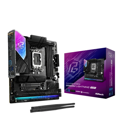 Scheda Madre ASROCK B860M Phantom Gaming Lightning WIFI LGA 1851 DDR5 Micro ATX