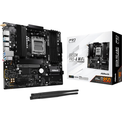 Scheda Madre ASROCK B850M Pro A WIFI Socket AM5 DDR5 Micro ATX