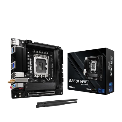 Scheda Madre ASROCK B860I WIFI LGA 1851 DDR5 Mini ITX