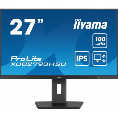 TFT Iiyama ProLite XUB2793HSU-B7 68.6 cm (27)LED,HDMI,DisplayPort,SP