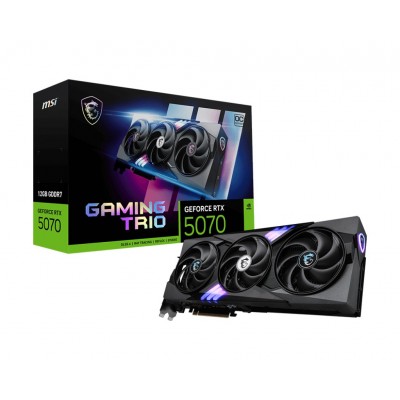 Scheda Video MSI Nvidia GeForce RTX 5070 Trio OC Plus 12GB GDDR7 Nero