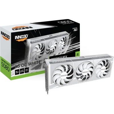 Scheda Video INNO3D Nvidia GeForce RTX 5080 X3 OC 16GB GDDR7 Bianco Scheda Video INNO3D Nvidia GeForce RTX 5080 X3 OC 16GB GDDR7 Bianco