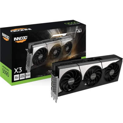 Scheda Video INNO3D Nvidia GeForce RTX 5090 X3 32GB GDDR7 Nero Scheda Video INNO3D Nvidia GeForce RTX 5090 X3 32GB GDDR7 Nero