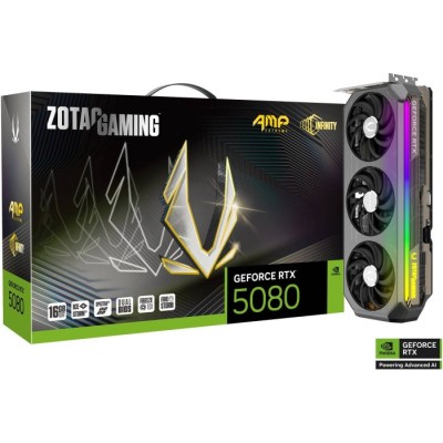 Scheda Video ZOTAC GAMING Nvidia GeForce RTX 5080 AMP Extreme INFINITY 16GB GDDR7