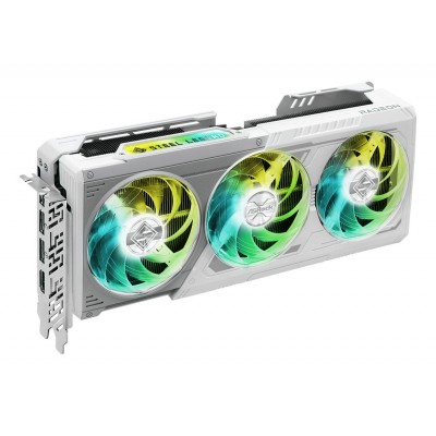 Scheda Video AMD ASrock Radeon RX 9070 Steel Legend OC 16GB GDDR6 Bianco Scheda Video AMD ASrock Radeon RX 9070 Steel Legend OC 16GB GDDR6 Bianco
