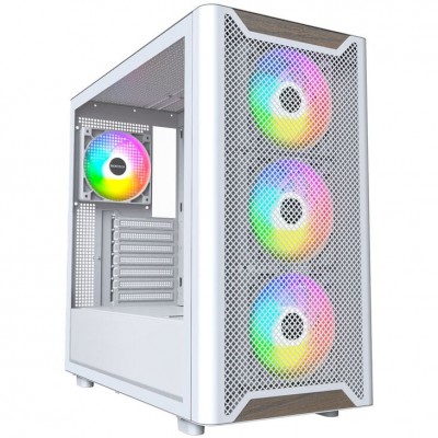 Case Montech XR Wood Midi Tower ATX ARGB Bainco Case Montech XR Wood Midi Tower ATX ARGB Bainco