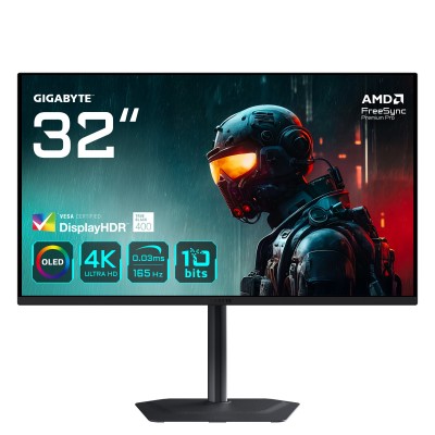 Monitor GIGABYTE MO32U 32" 165Hz OLED FreeSync Premium Pro Nero Monitor GIGABYTE MO32U 32" 165Hz OLED FreeSync Premium Pro Nero