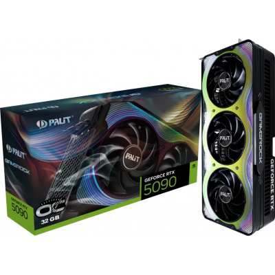 Scheda Video Paliti NvidiaGeForce RTX 5090 GameRock OC 32GB GDDR7 Nero
