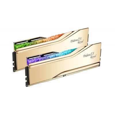 Ram G.Skill Trident Z5 Royale DDR5 6400Mhz (2x16) 32GB oro XMP CL30