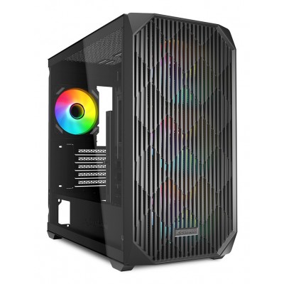 Case Sharkoon MK3 RGB Midi Tower Vetro Temperato Nero Case Sharkoon MK3 RGB Midi Tower Vetro Temperato Nero