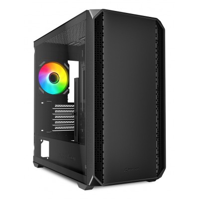 Case Sharkoon MK2 RGB Midi Tower Vetro Temperato Nero Case Sharkoon MK2 RGB Midi Tower Vetro Temperato Nero