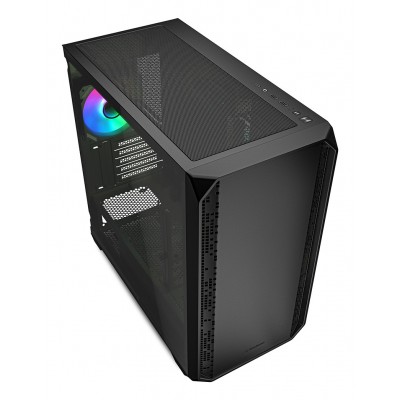 Case Sharkoon MK2 RGB Midi Tower Vetro Temperato Nero Case Sharkoon MK2 RGB Midi Tower Vetro Temperato Nero
