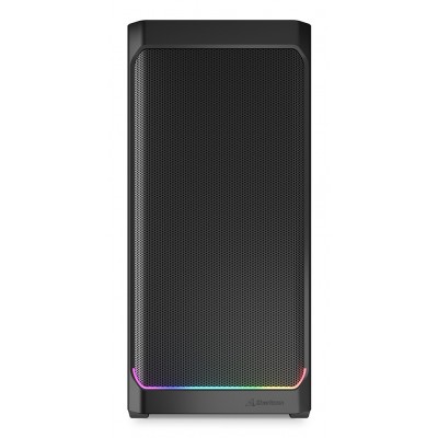 Case Sharkoon AK4W RGB Strip Midi Tower Vetro Temperato Nero