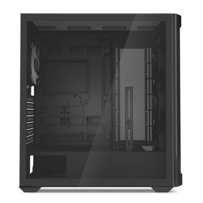 Case Sharkoon AK4W RGB Strip Midi Tower Vetro Temperato Nero