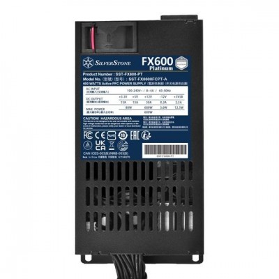 Alimentatore SILVERSTONE TECHNOLOGY SST-FX600-PT Nero 600 w