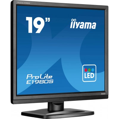 Monitor IIYAMA ProLite E1980S-B1 19" Nero SXGA TN HDMI DP Monitor IIYAMA ProLite E1980S-B1 19" Nero SXGA TN HDMI DP