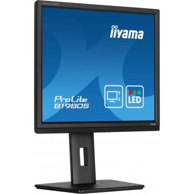 Monitor IIYAMA ProLite B1980S-B1 19" Nero SXGA TN HDMI DP Ergonomischer Standfuß