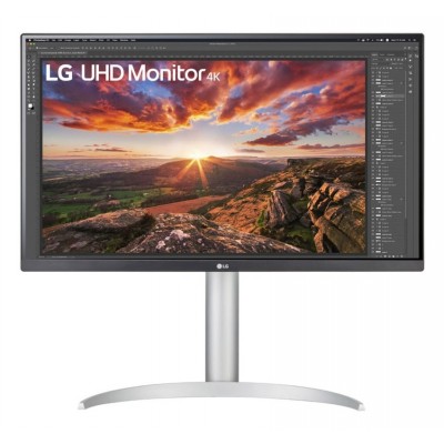 Monitor LG 27UP850K-W 27" Argento Nero UltraHD 4K IPS USB-C